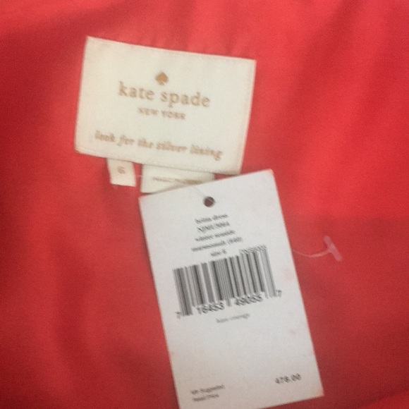 NWT Kate Spade Silk Dress - Picture 5 of 6